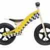 Balancecykel Wood - Air Taxi Yellow