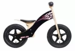 Balancecykel Wood Air, Sort