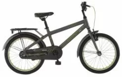 Everton Miniz 18 Tommer Hjul, Drengecykel, Matt Platinum W/green