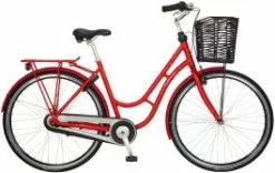 Kildemoes City Retro Damecykel - Rød - 7 Gear
