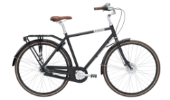 Norden Carl Retro Herre Cykel - 7 Gear - Blank Sort