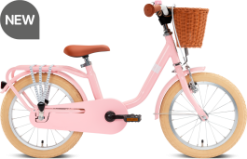 Puky Steel Classic - Lyserød - 16"