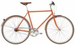 Raleigh Kent Herrecykel - Orange - 7 Gear- 56 Cm.