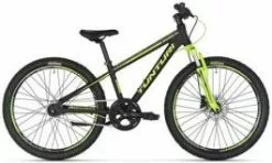 Tunturi Børnecykel 24 Tommer - Sort-grøn