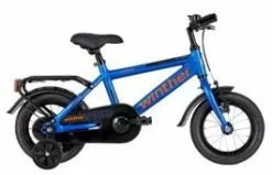 Winther 150 Alu 12" Mat Blå-Orange Drengecykel